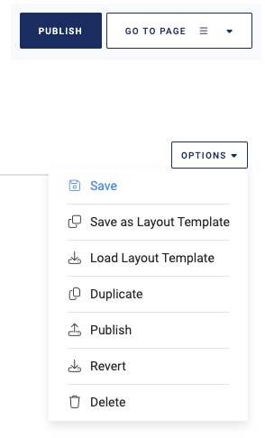 save and publish